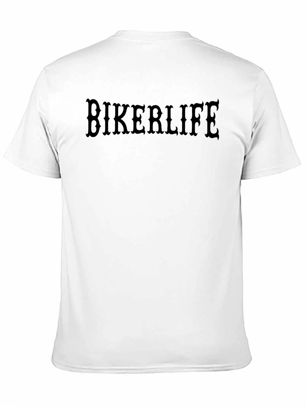 Bikerlife Black T-Shirt - Classic Motorcycle Style