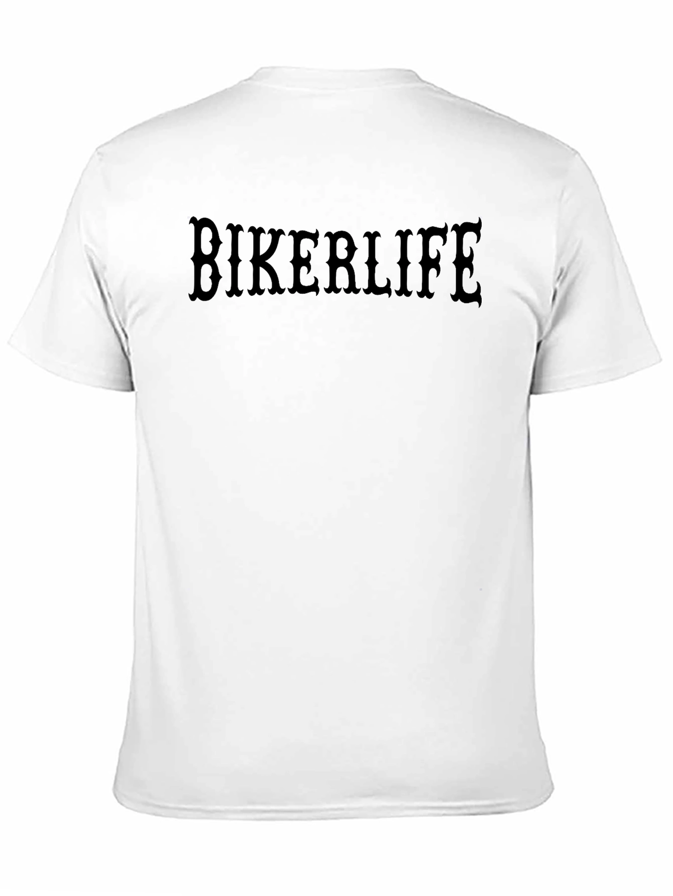 Bikerlife Black T-Shirt - Classic Motorcycle Style