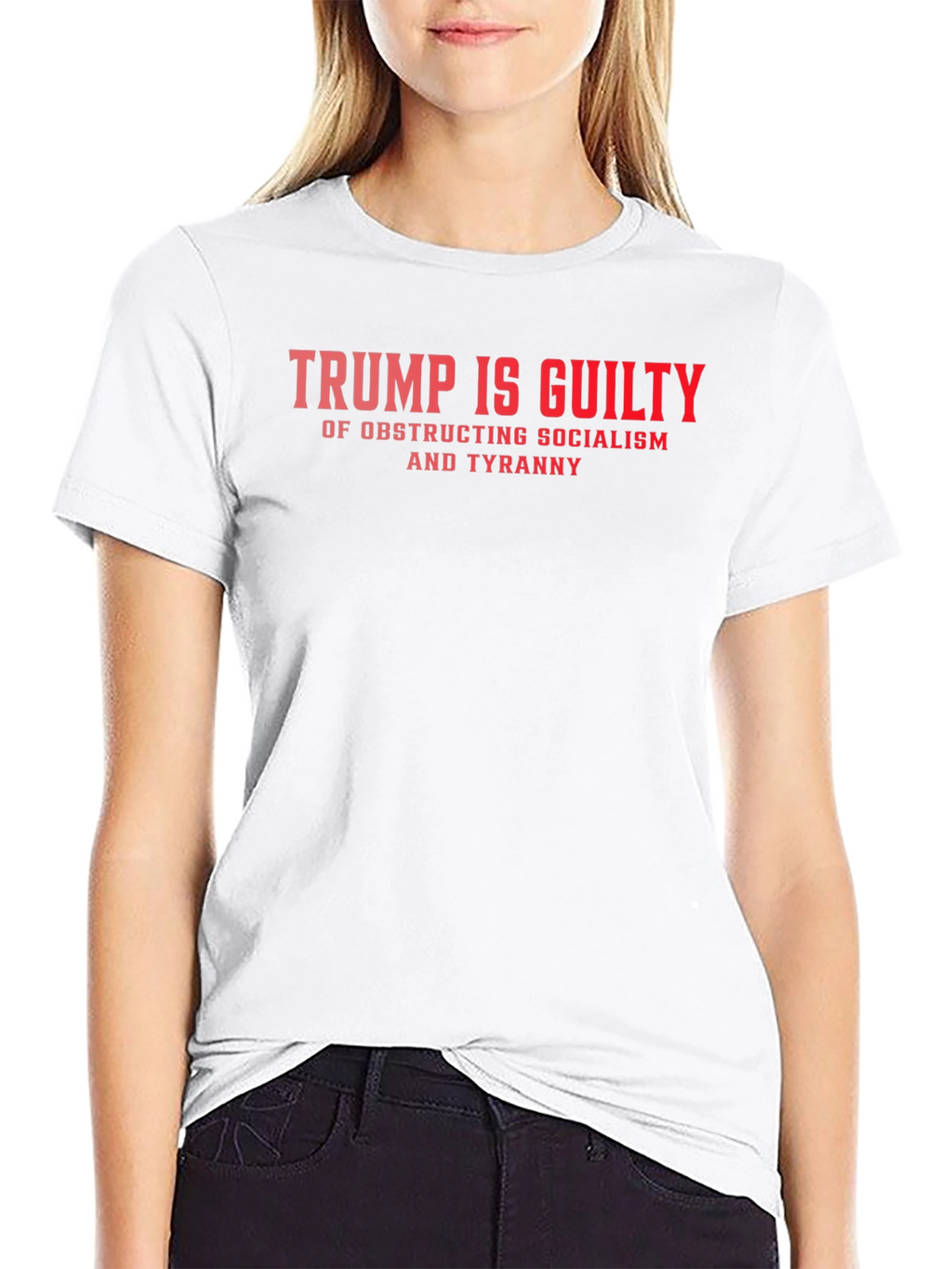 Trump Is Guilty Graphic Tee - Political Statement Shirt