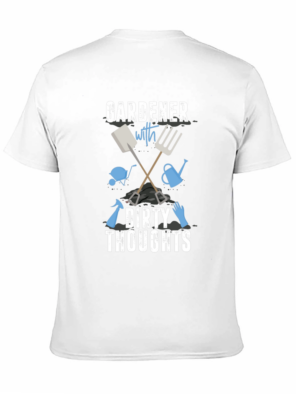 Gardener with Dirty Thoughts Black Graphic Tee