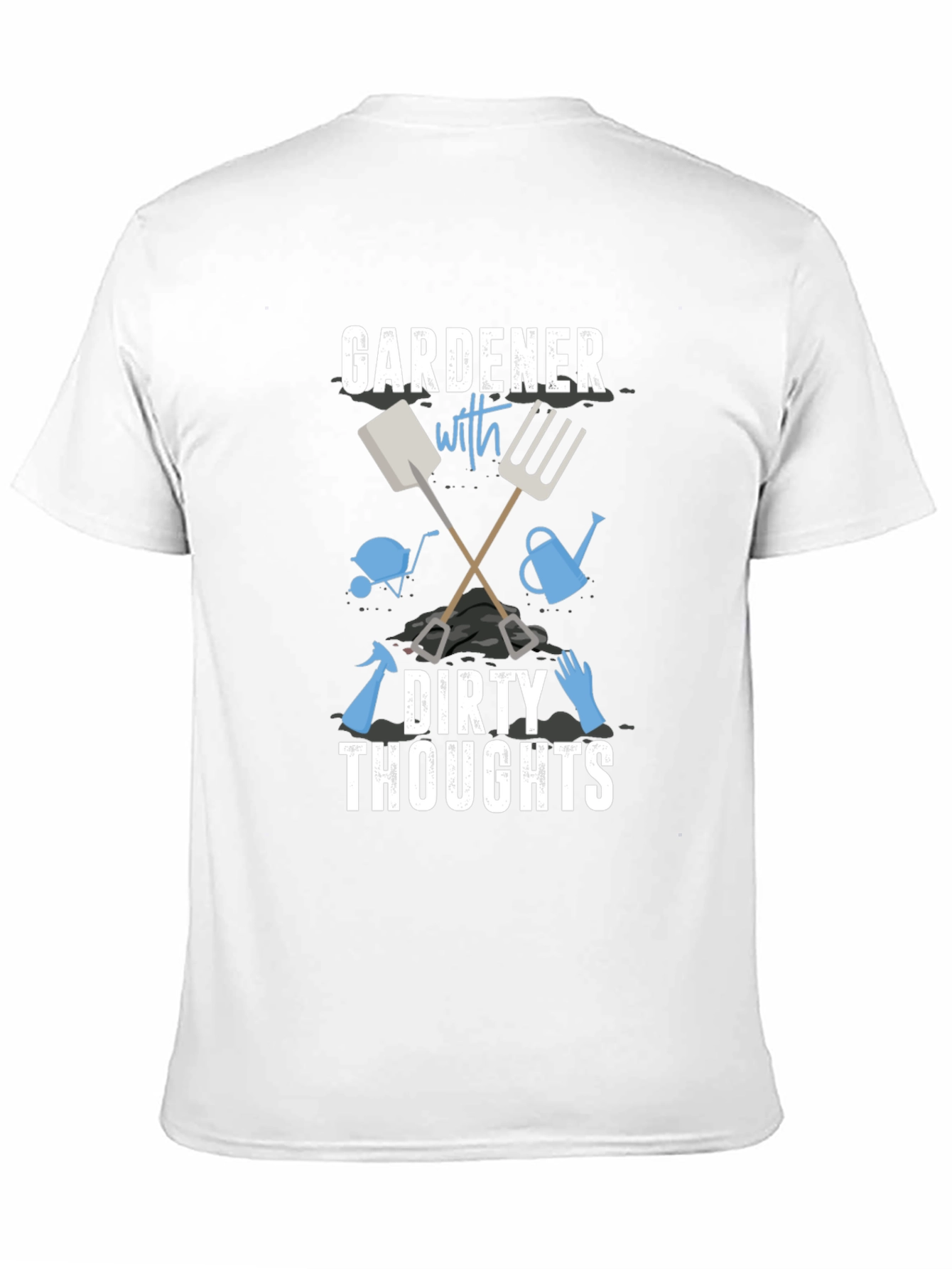Gardener with Dirty Thoughts Black Graphic Tee