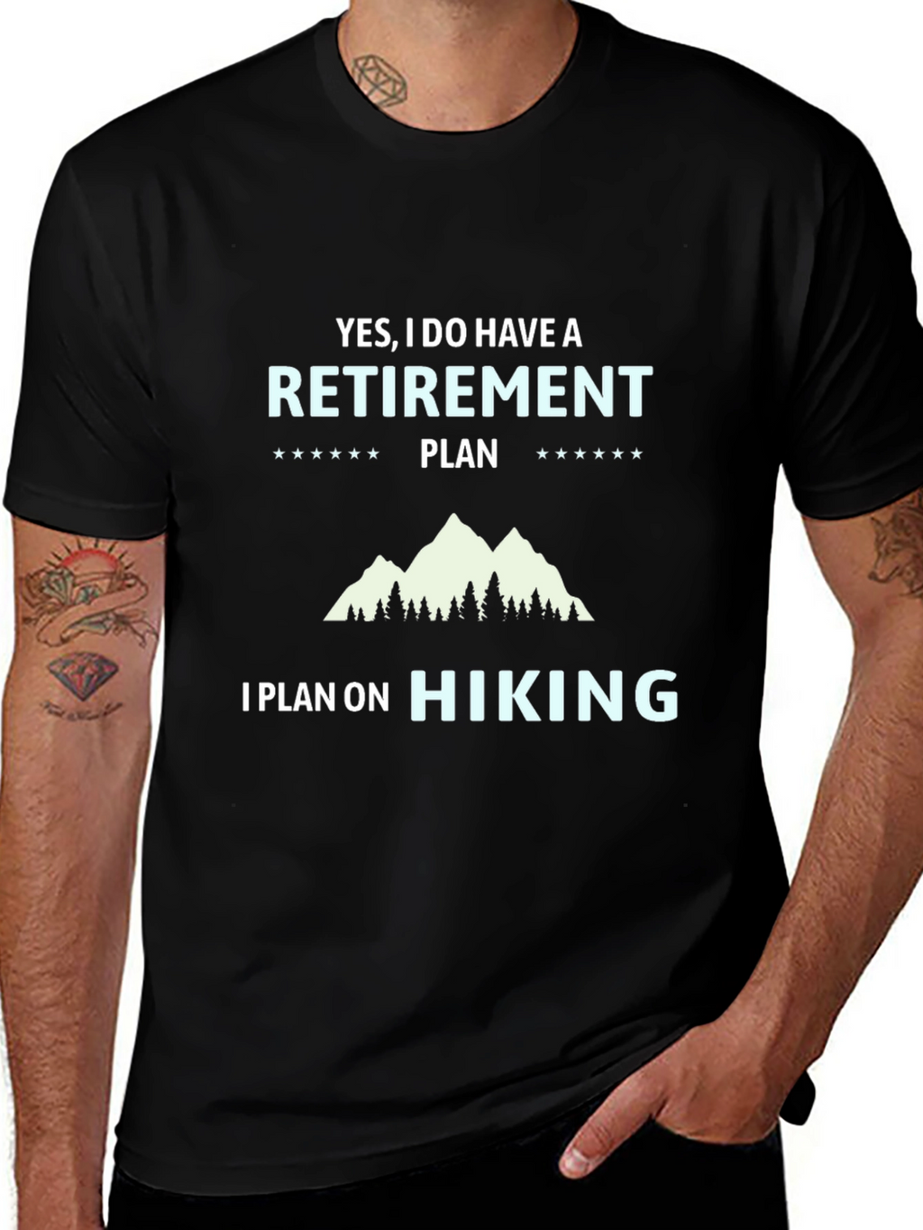 Hiking Retirement Plan T-Shirt