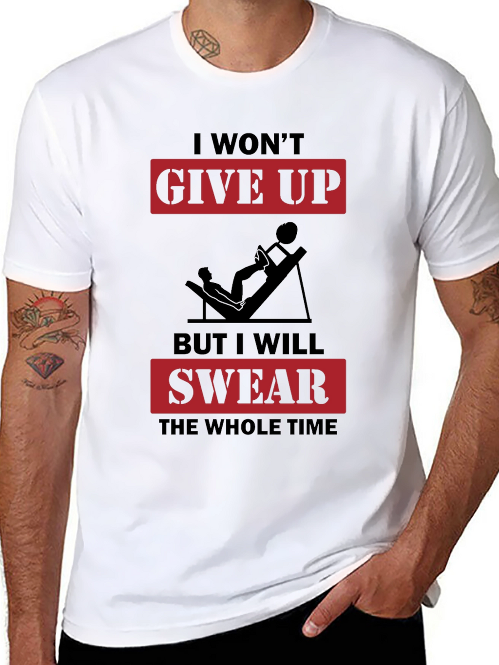 I Wont Give Up Mens Graphic T-Shirt