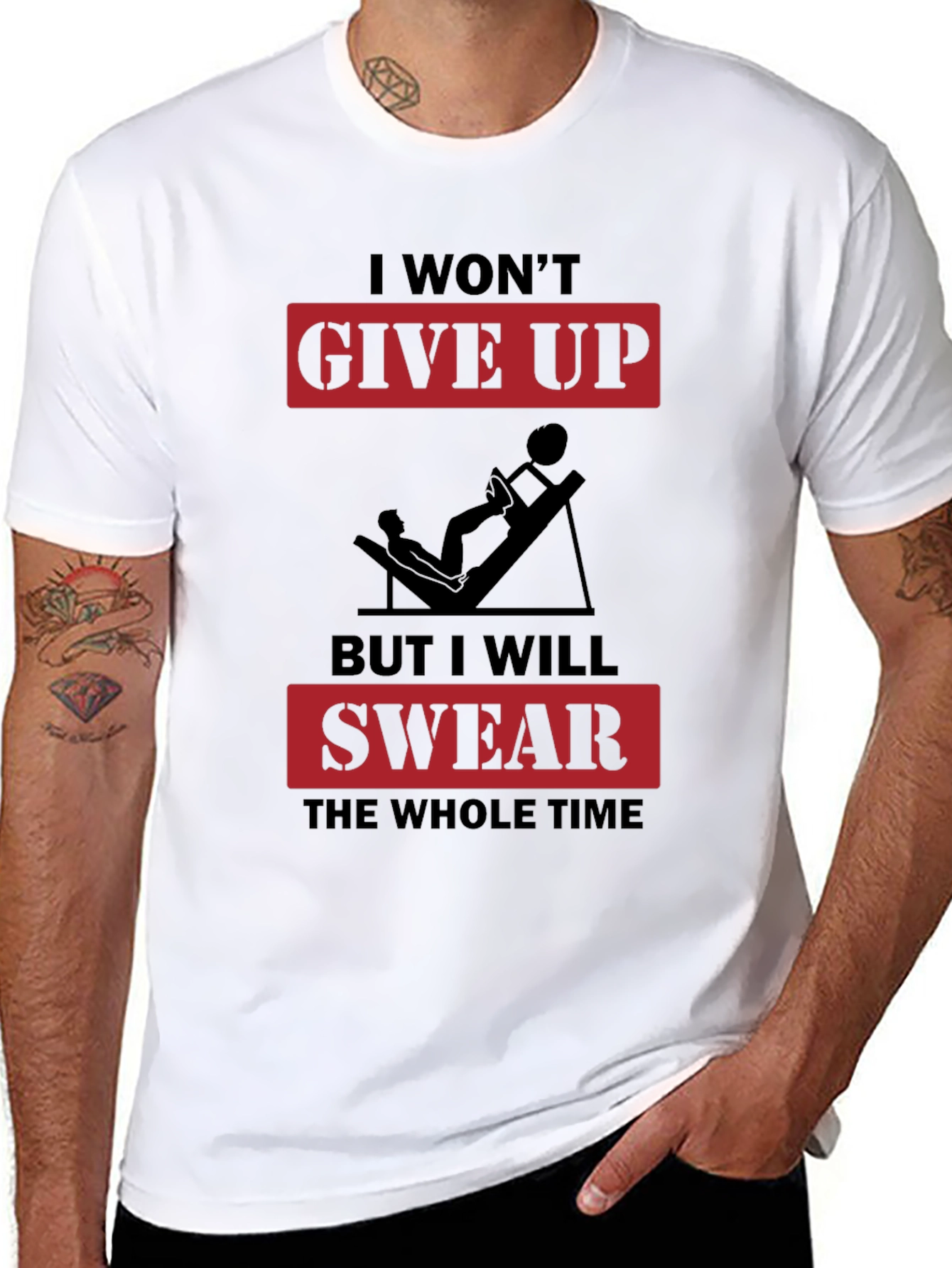 I Wont Give Up Mens Graphic T-Shirt