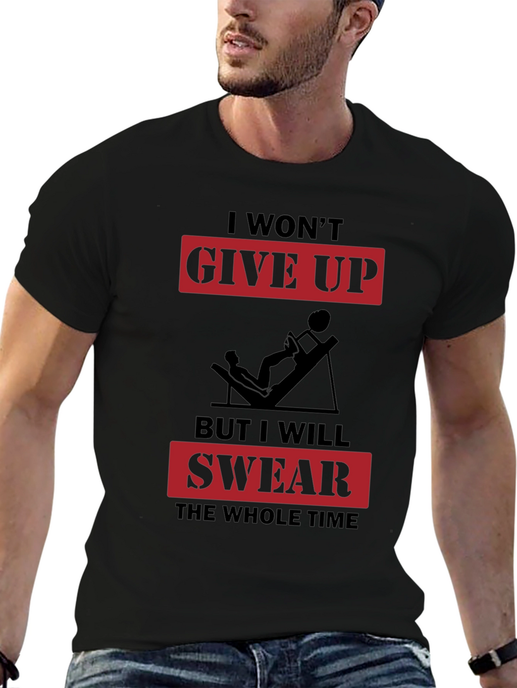 I Wont Give Up Mens Graphic T-Shirt