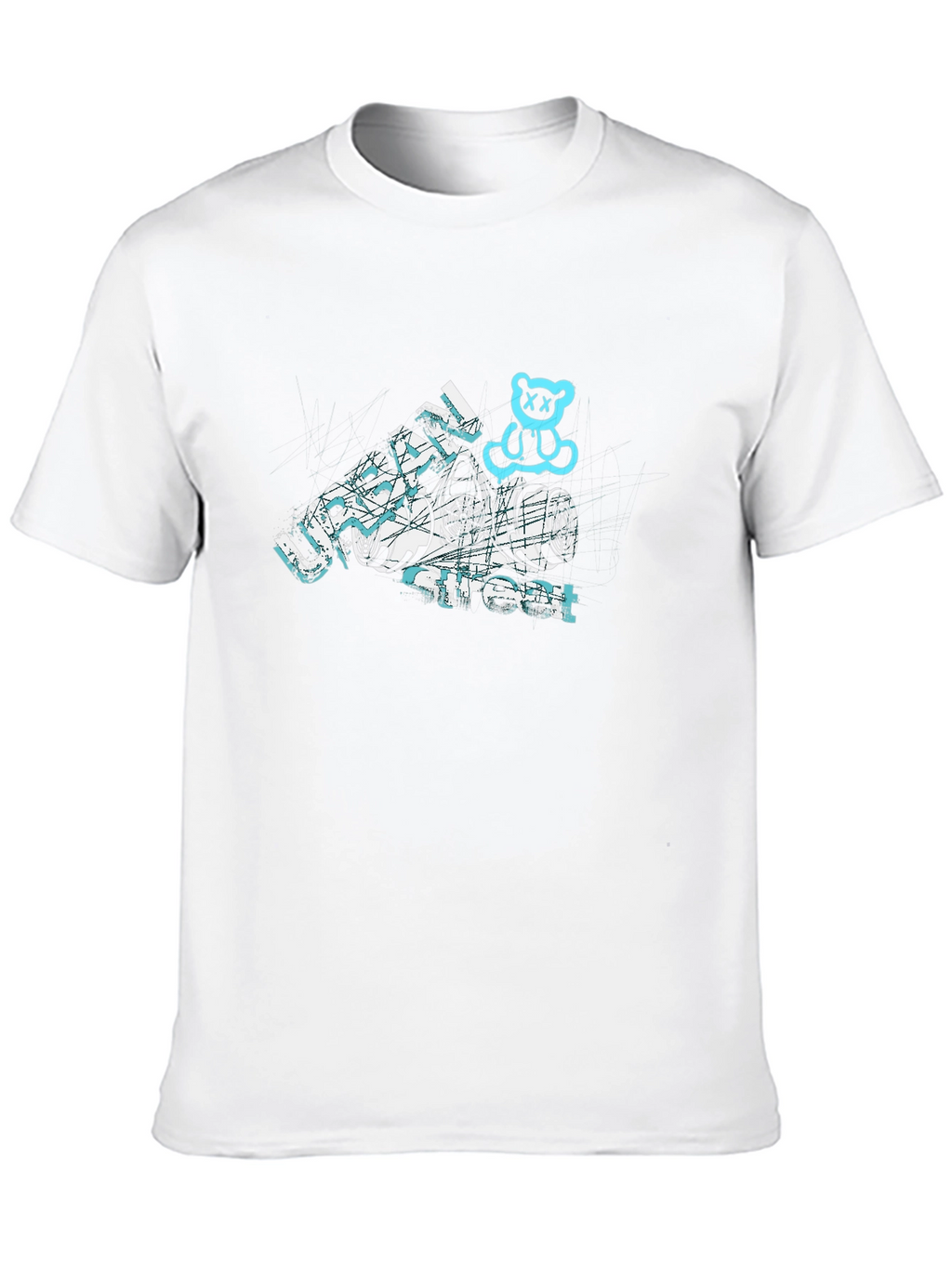 Urban Street Black Graphic Tee
