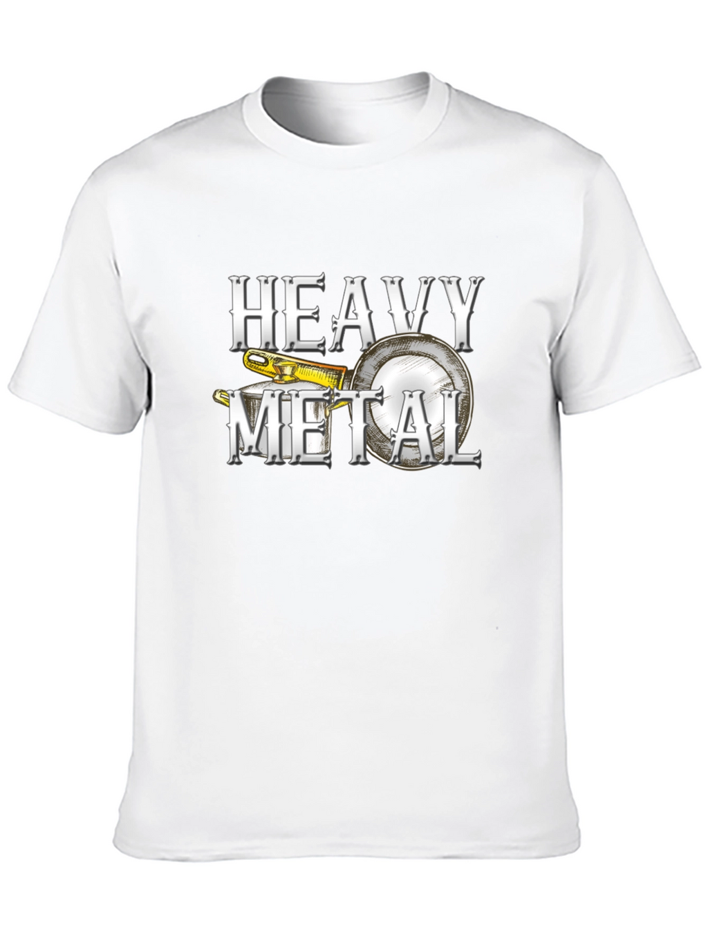 Heavy Metal Banjo Graphic T-Shirt - Musician Tee