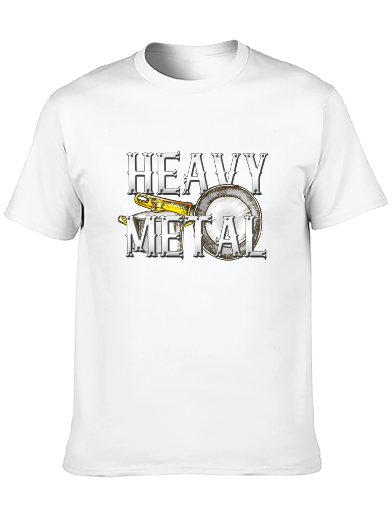 Heavy Metal Banjo Graphic T-Shirt - Musician Tee