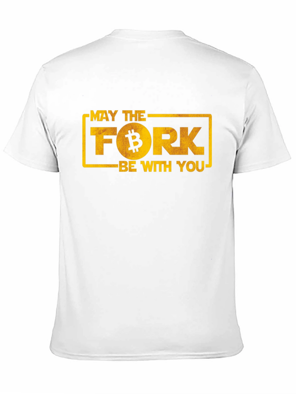 May The Fork Be With You Bitcoin T-Shirt