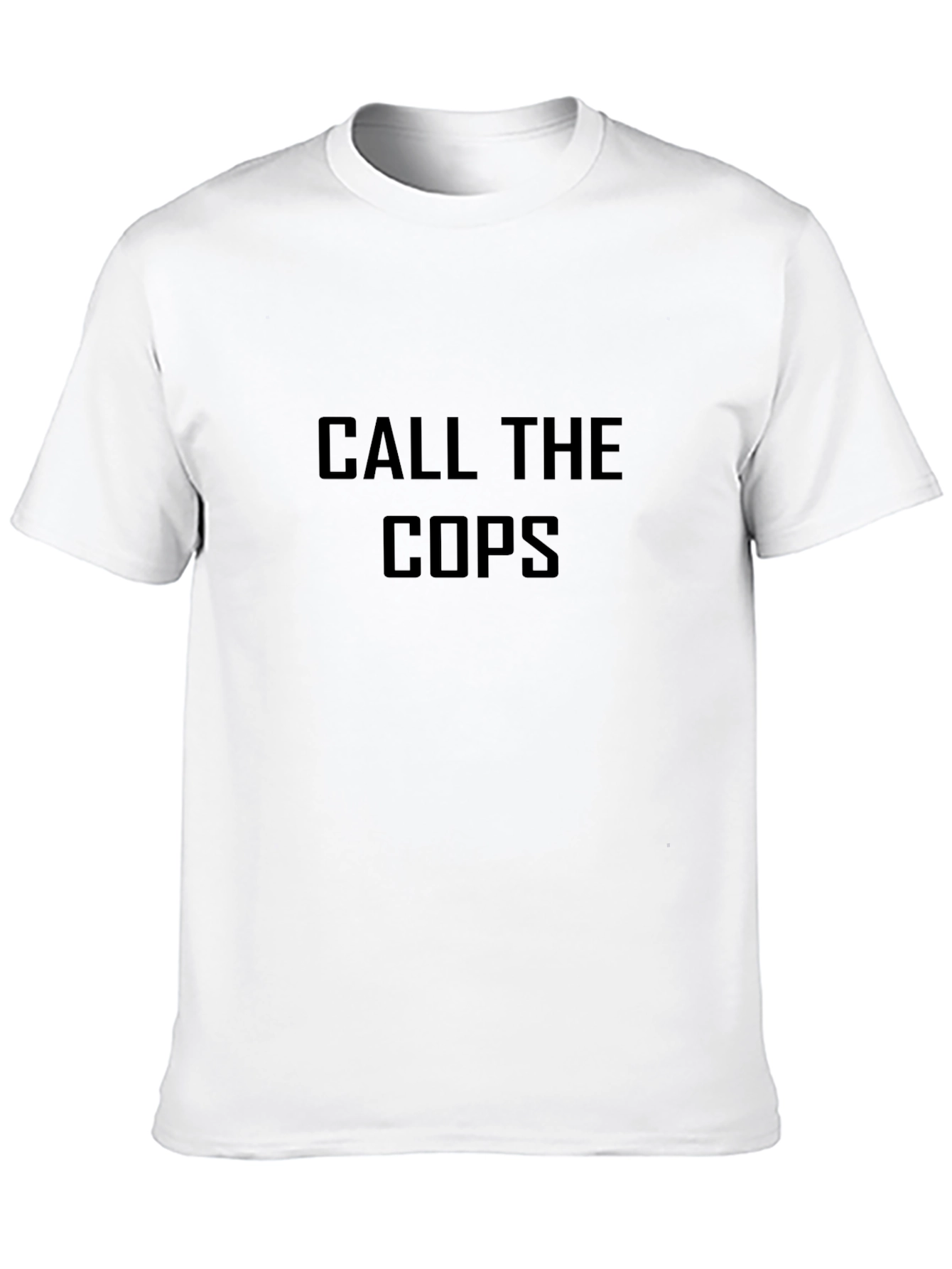 Call The Cops Graphic Tee - Black