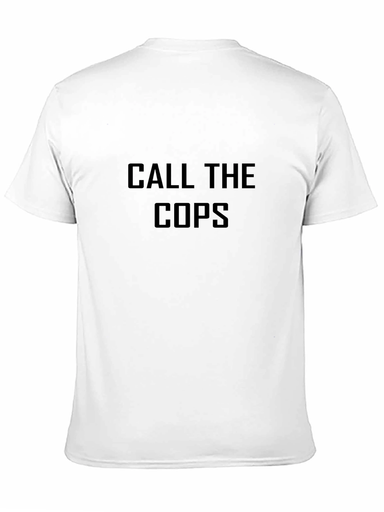 Call The Cops Graphic Tee - Black