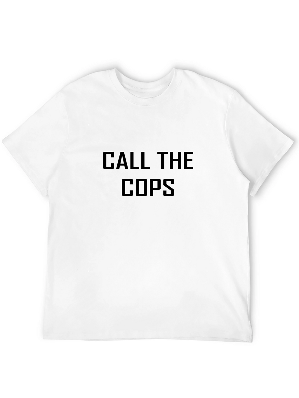 Call The Cops Graphic Tee - Black