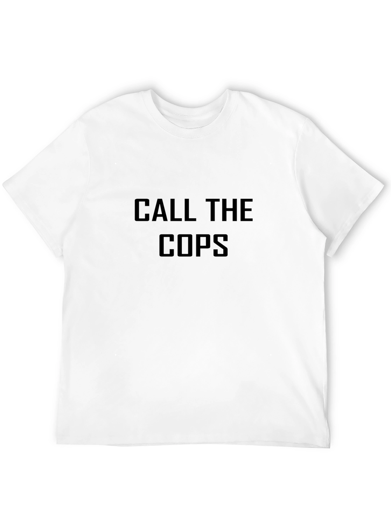 Call The Cops Graphic Tee - Black