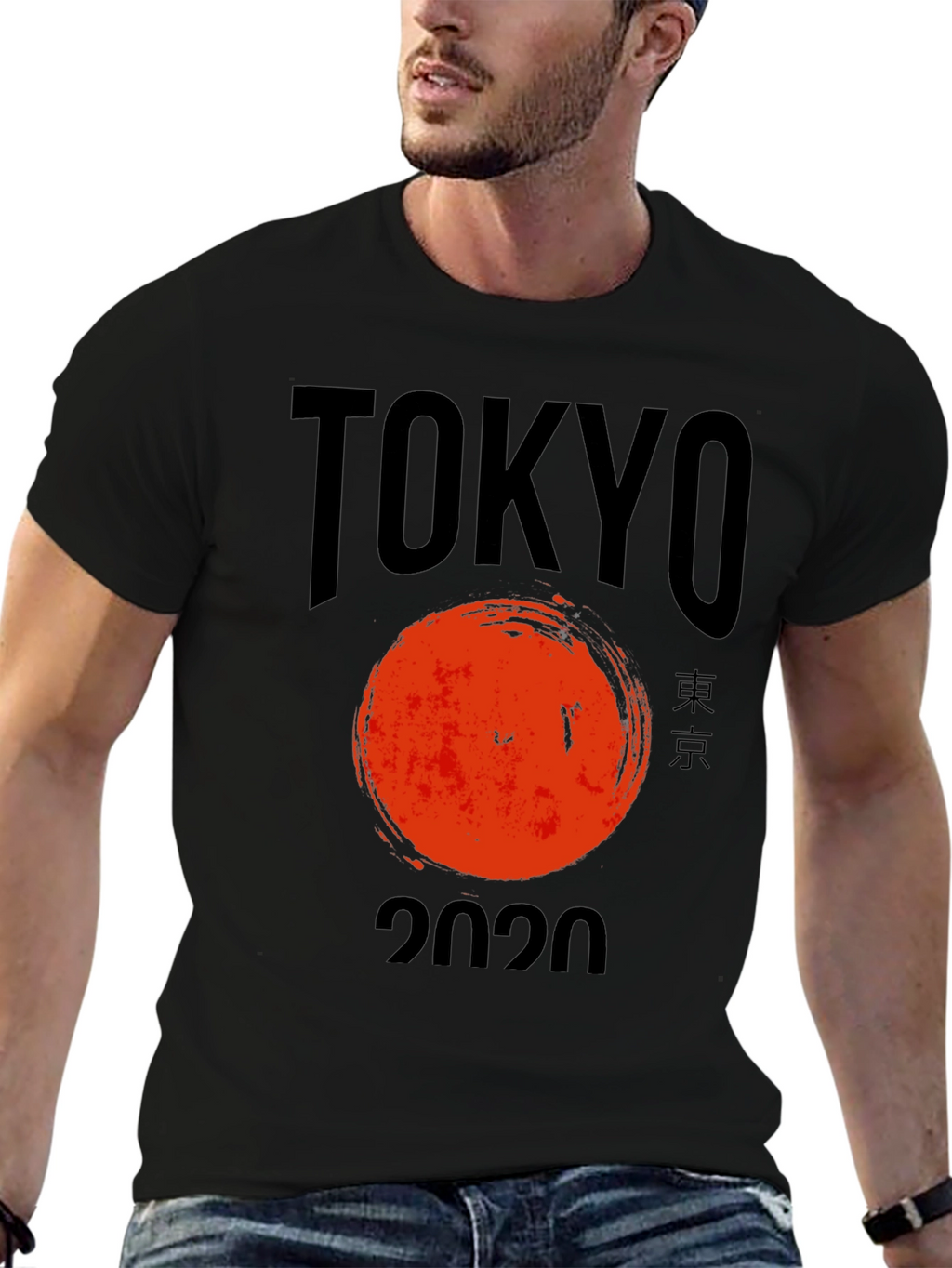 Tokyo 2020 Graphic T-Shirt - Black