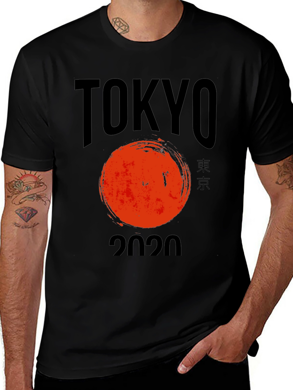 Tokyo 2020 Graphic T-Shirt - Black