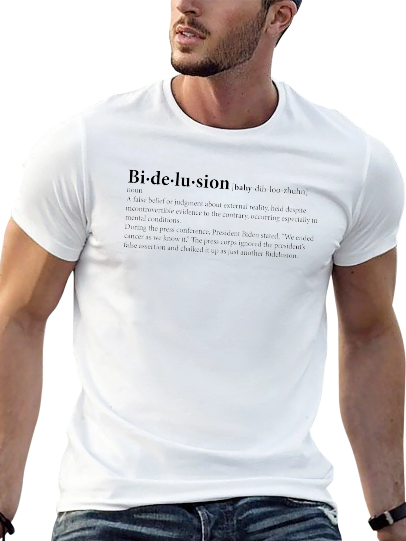 Bi-delusion T-Shirt - Humorous Political Statement Tee