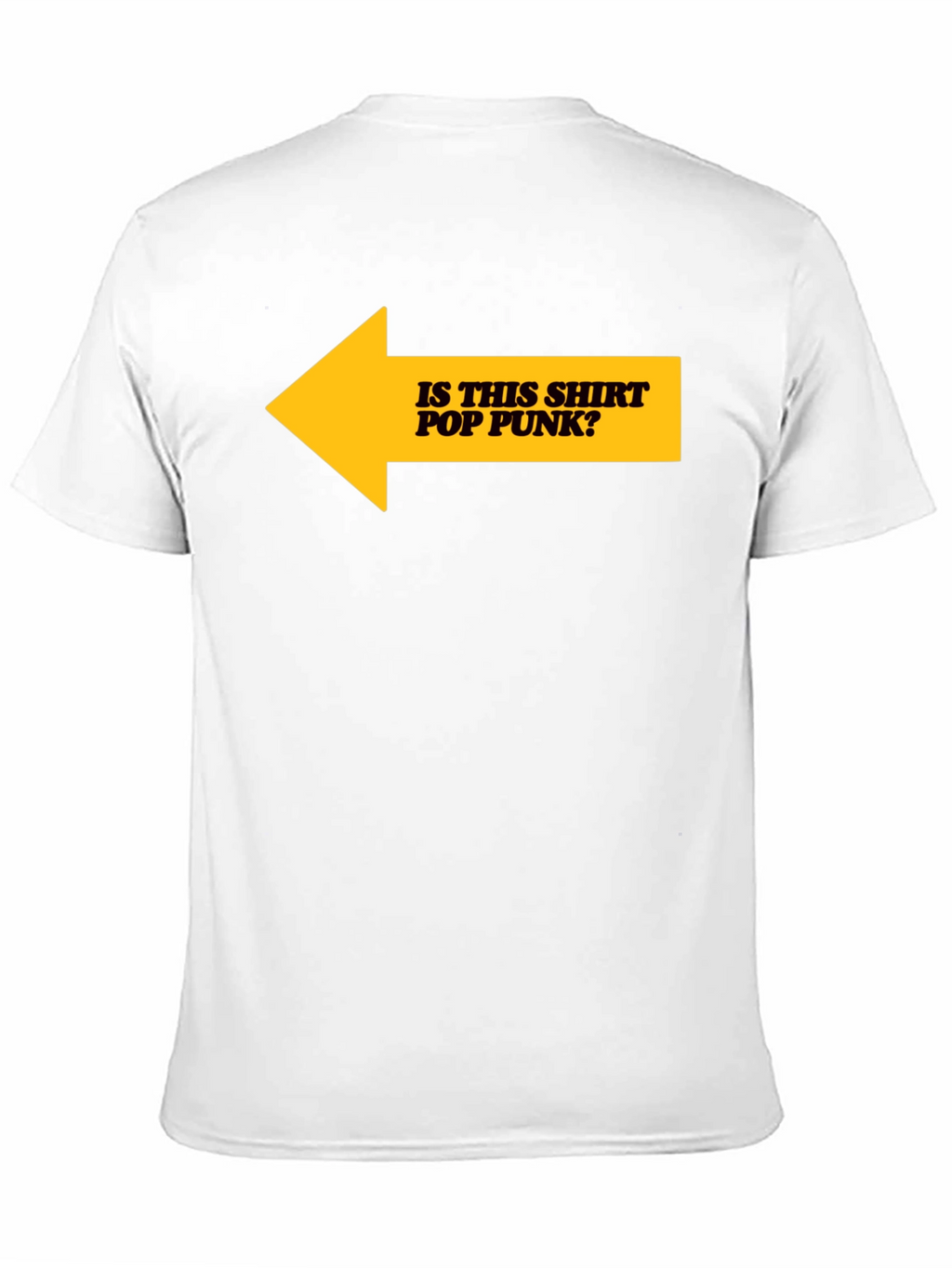 Is This Shirt Pop Punk? Graphic Tee - Black