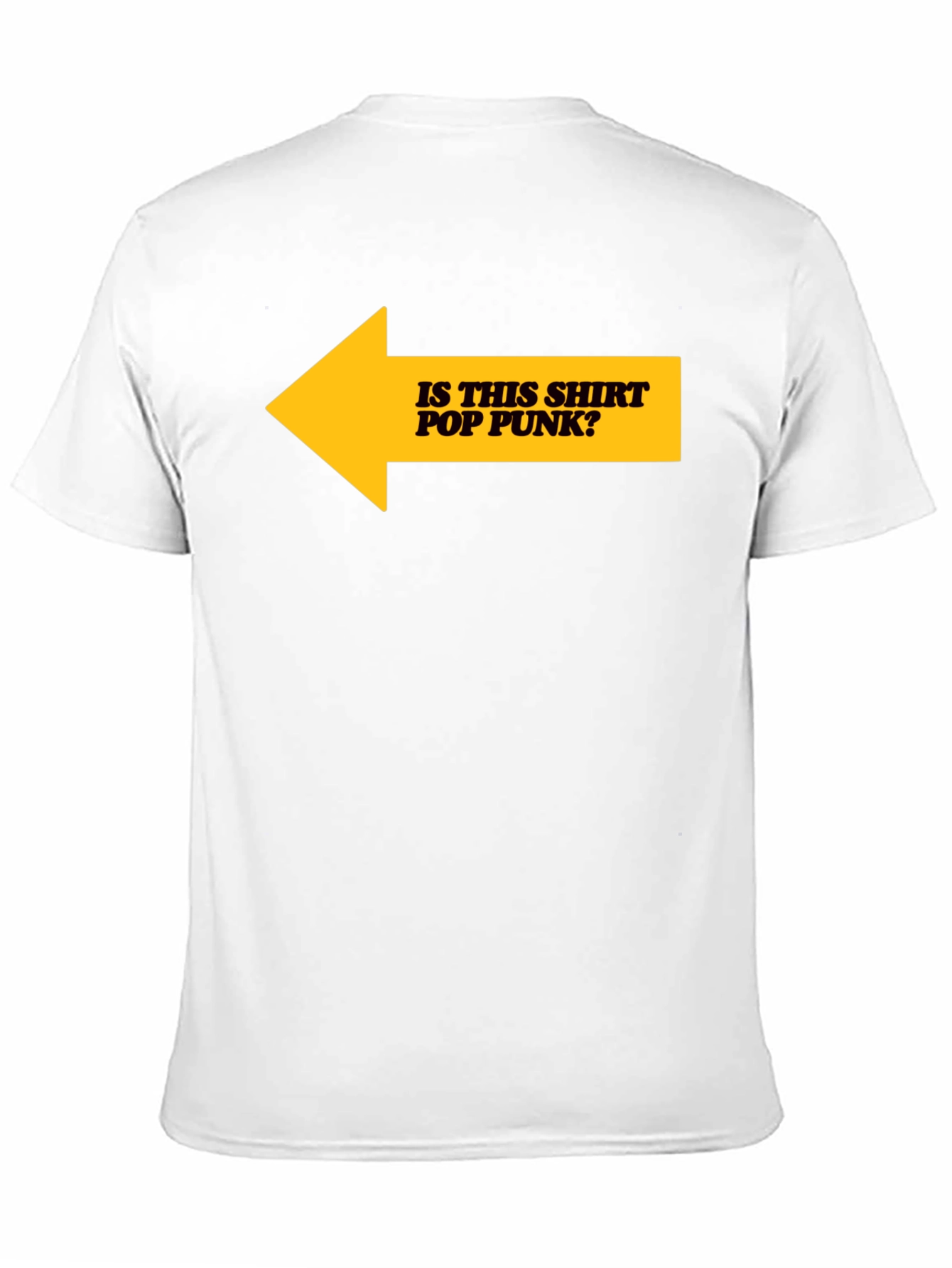 Is This Shirt Pop Punk? Graphic Tee - Black