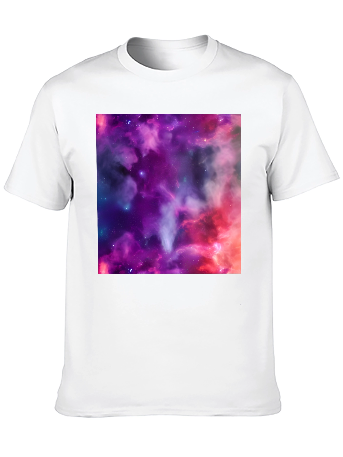 Nebula Print Black T-Shirt