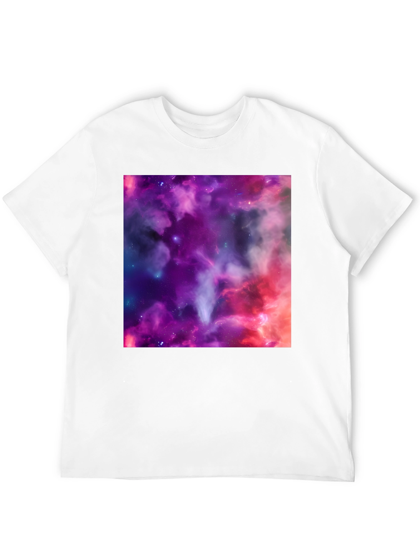 Nebula Print Black T-Shirt