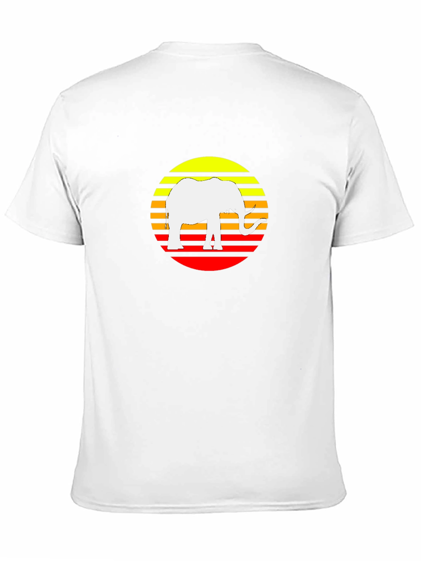 Elephant Sunset Graphic Tee