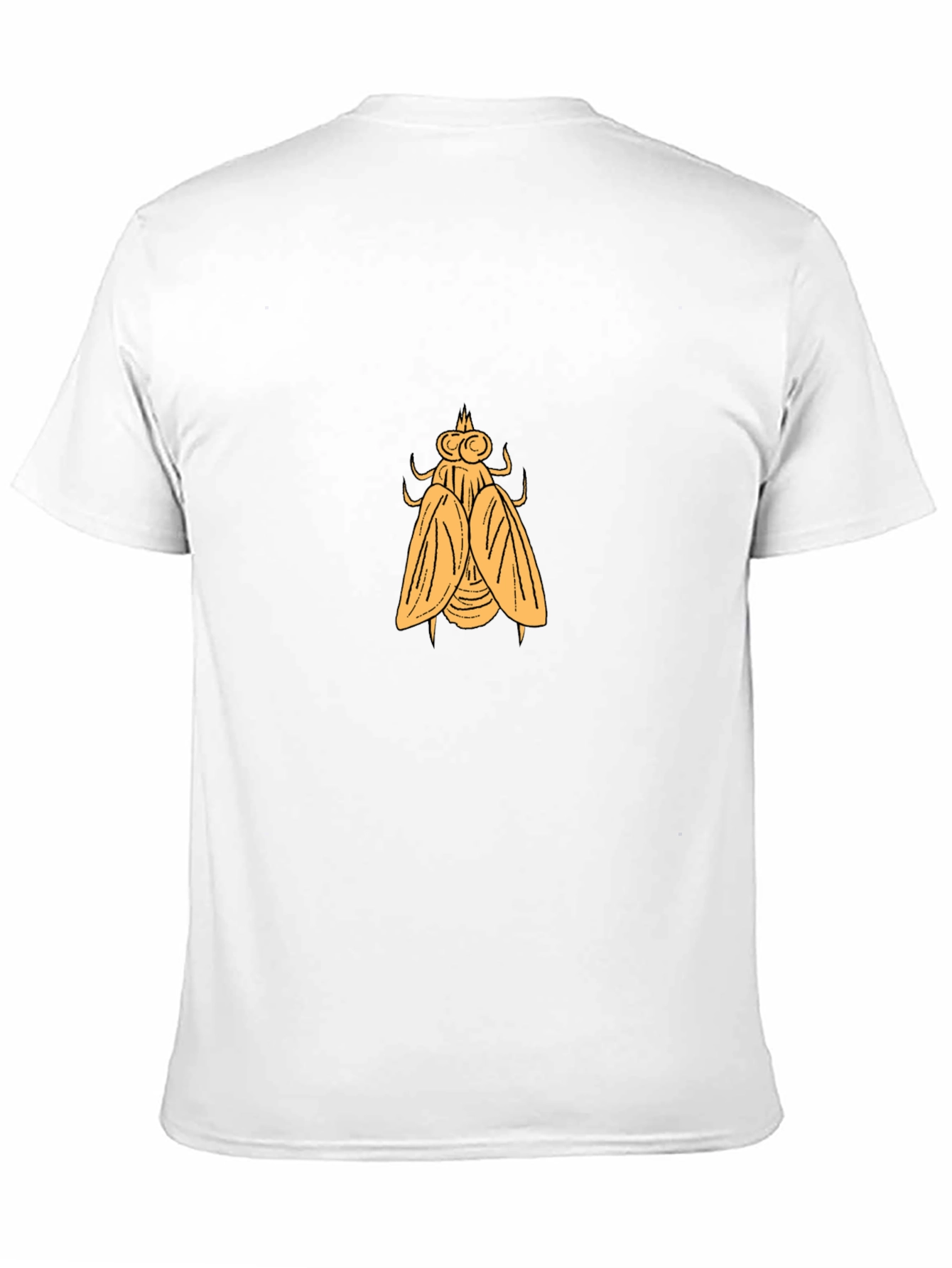 Black T-Shirt with Fly Graphic