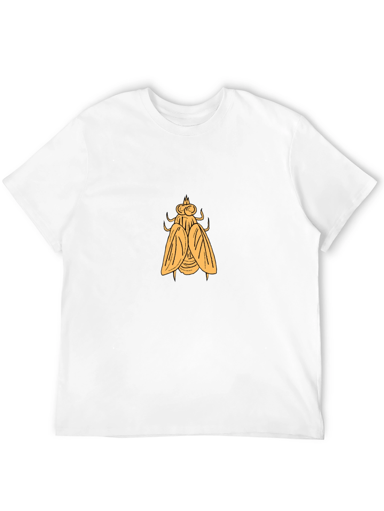 Black T-Shirt with Fly Graphic