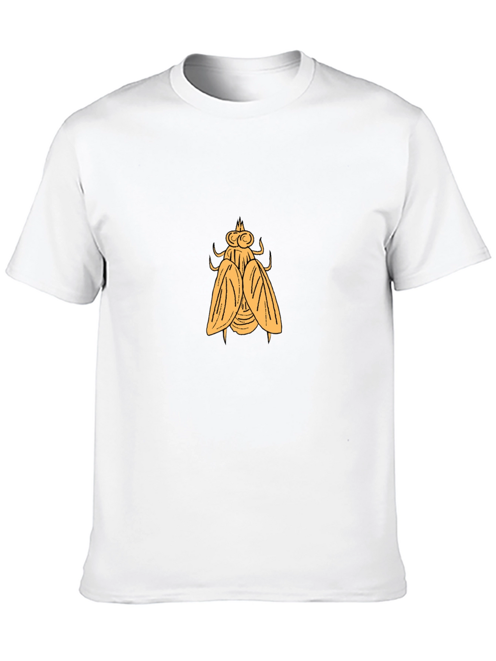 Black T-Shirt with Fly Graphic