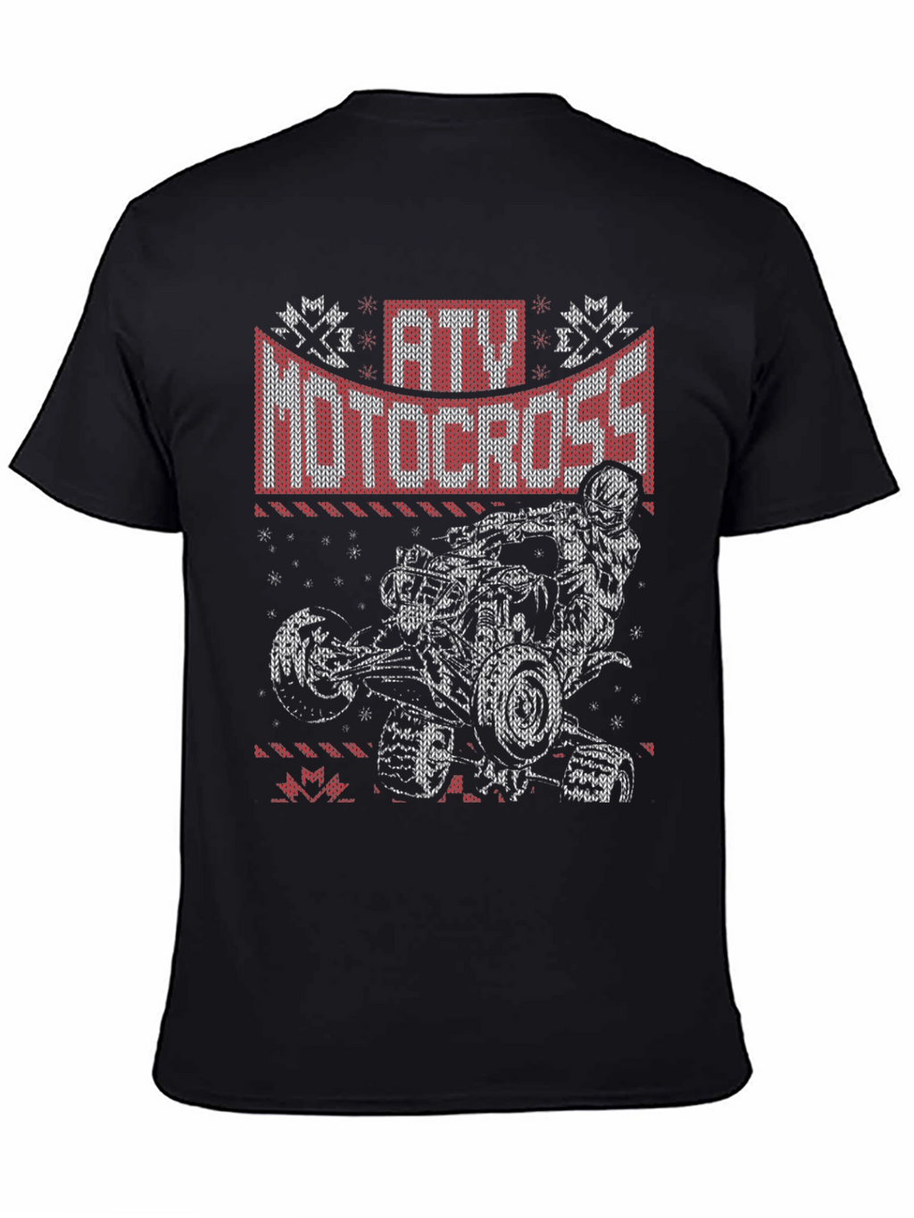 ATV Motocross Ugly Christmas Sweater T-Shirt
