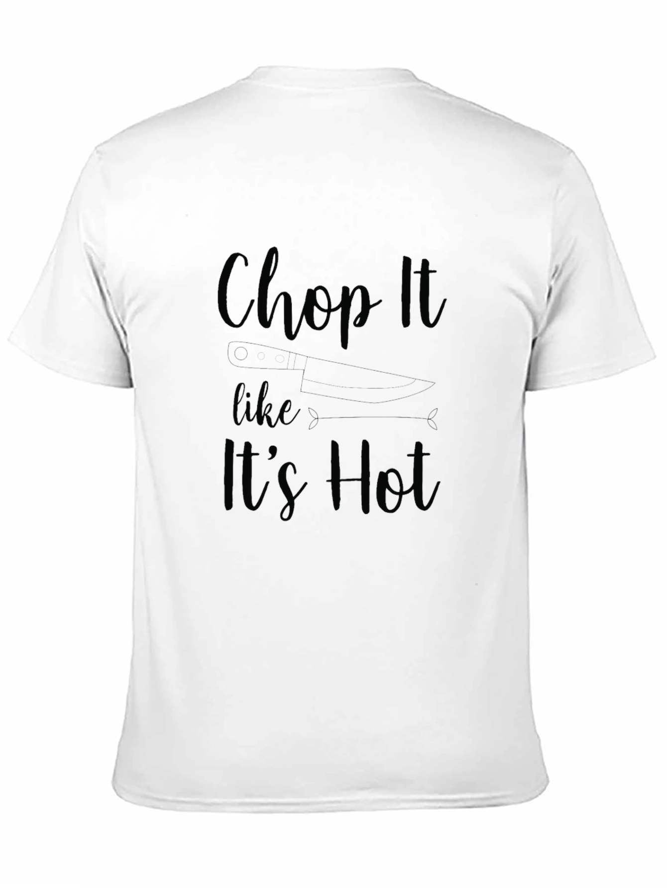 Chop It Like Its Hot Graphic Tee - Black