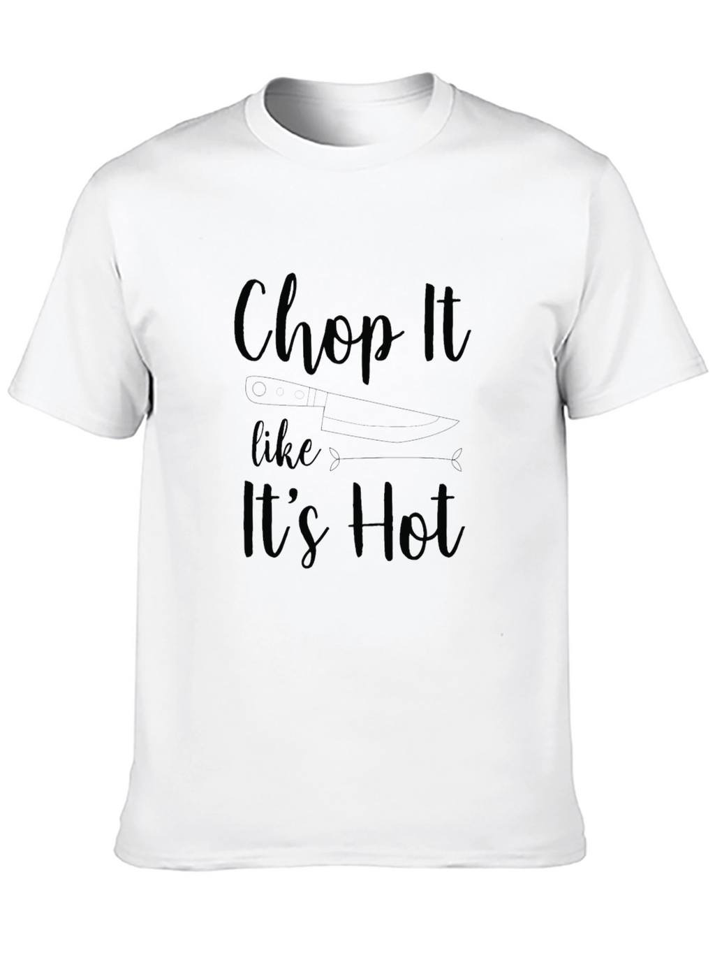 Chop It Like Its Hot Graphic Tee - Black