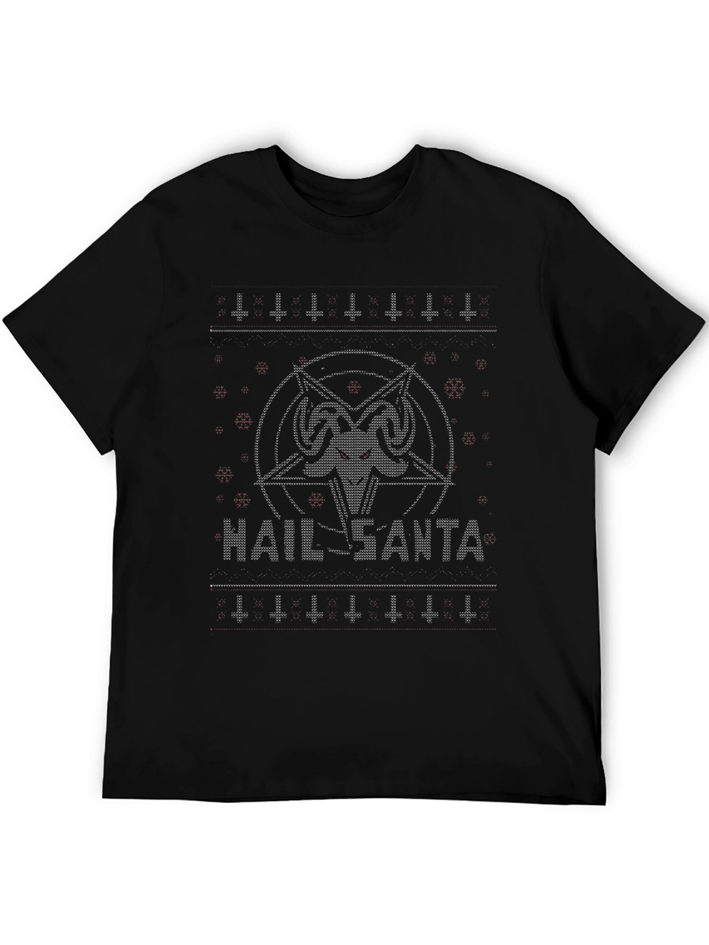 Hail Santa T-Shirt - Inverted Cross Christmas
