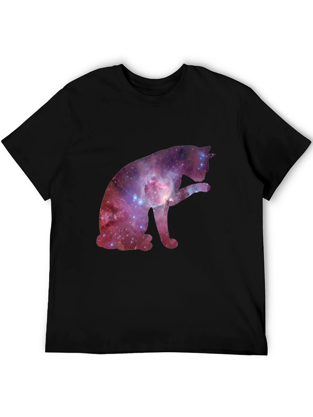 Galaxy Cat T-Shirt - Cosmic Feline Tee