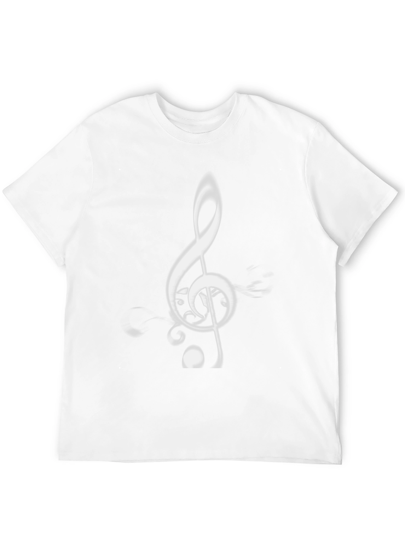 Music Note Graphic Tee - Stylish Black T-Shirt