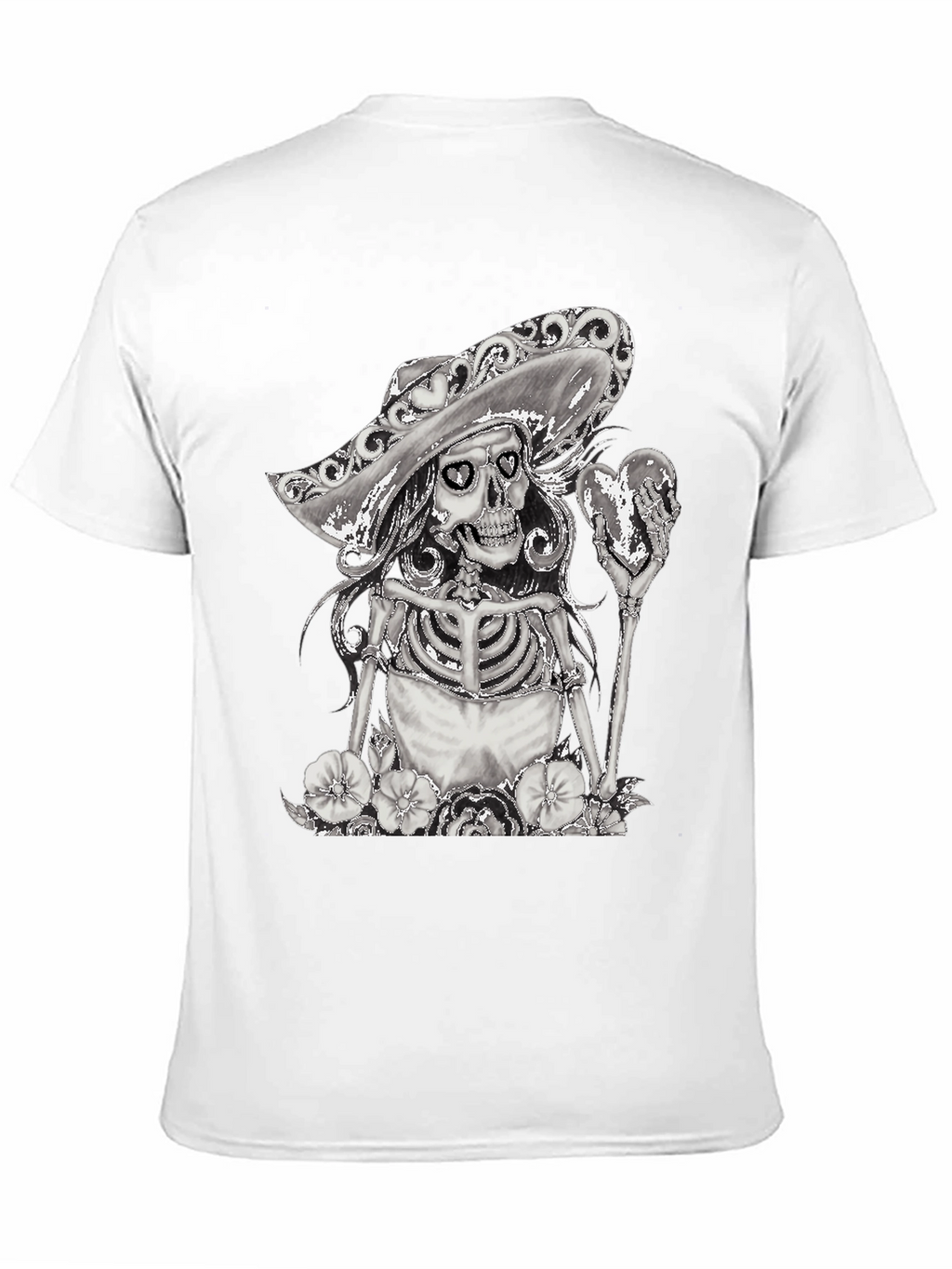 Skeleton Senorita T-Shirt - Dia de los Muertos