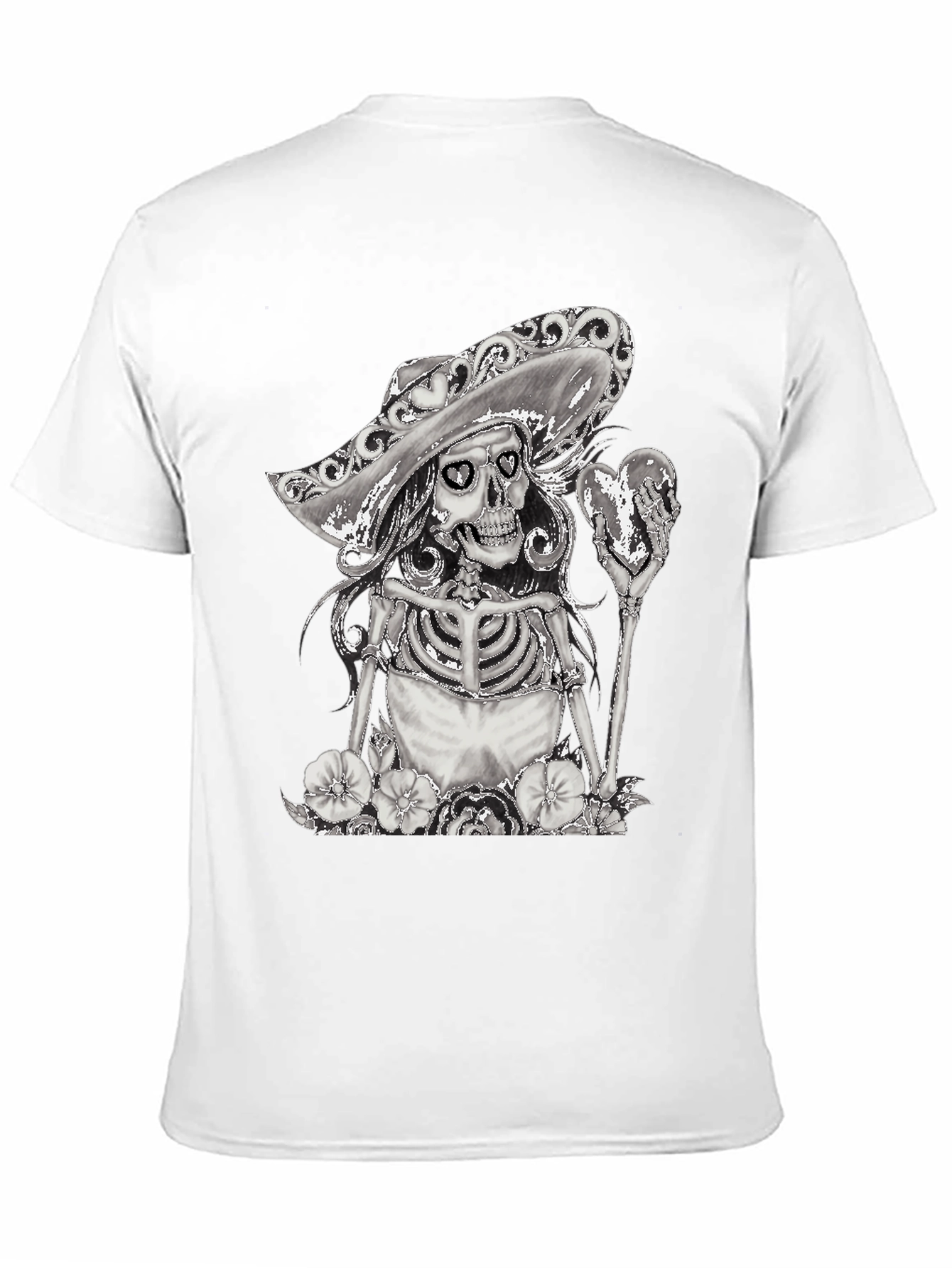 Skeleton Senorita T-Shirt - Dia de los Muertos