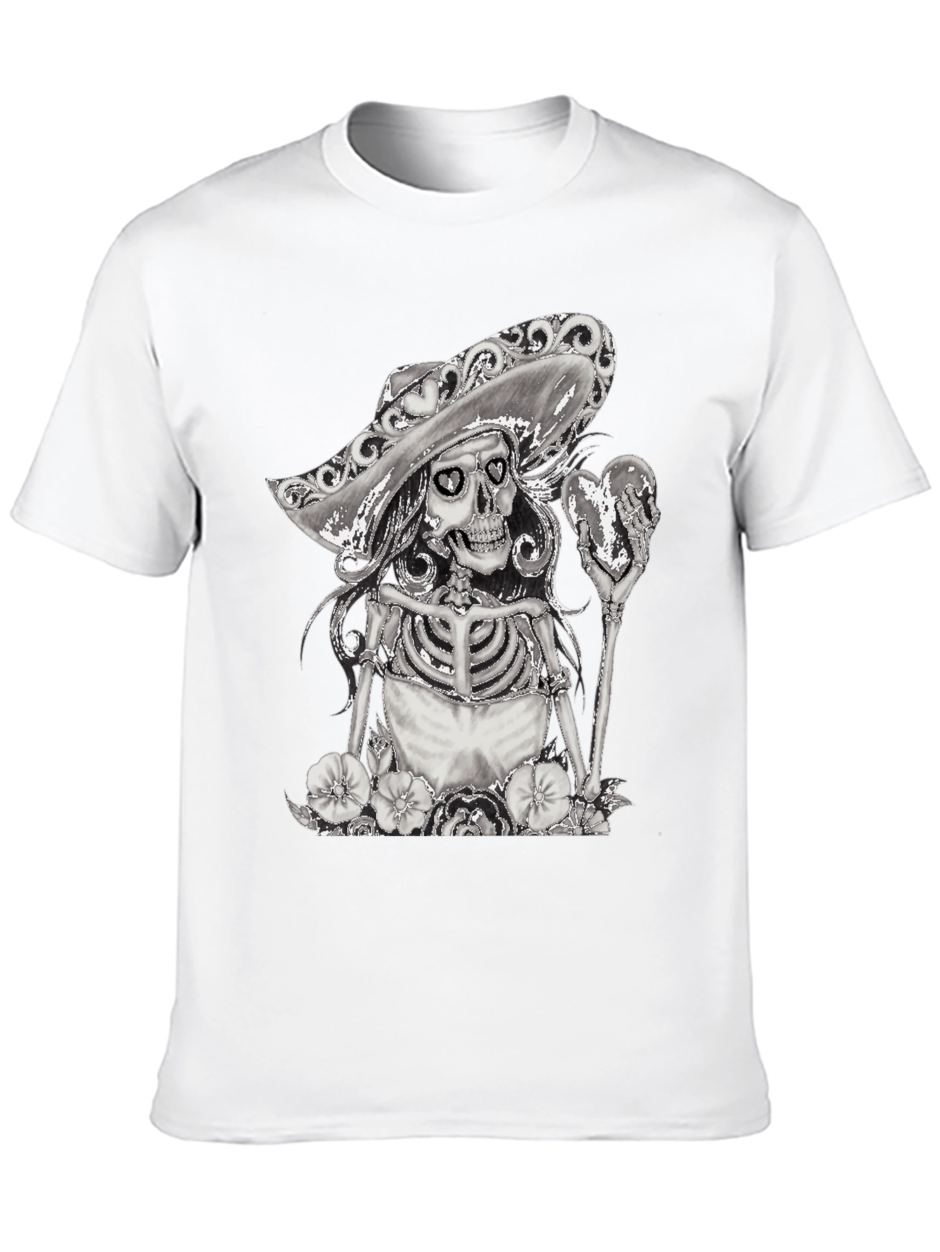 Skeleton Senorita T-Shirt - Dia de los Muertos
