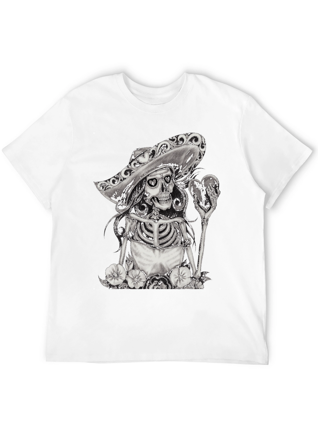 Skeleton Senorita T-Shirt - Dia de los Muertos