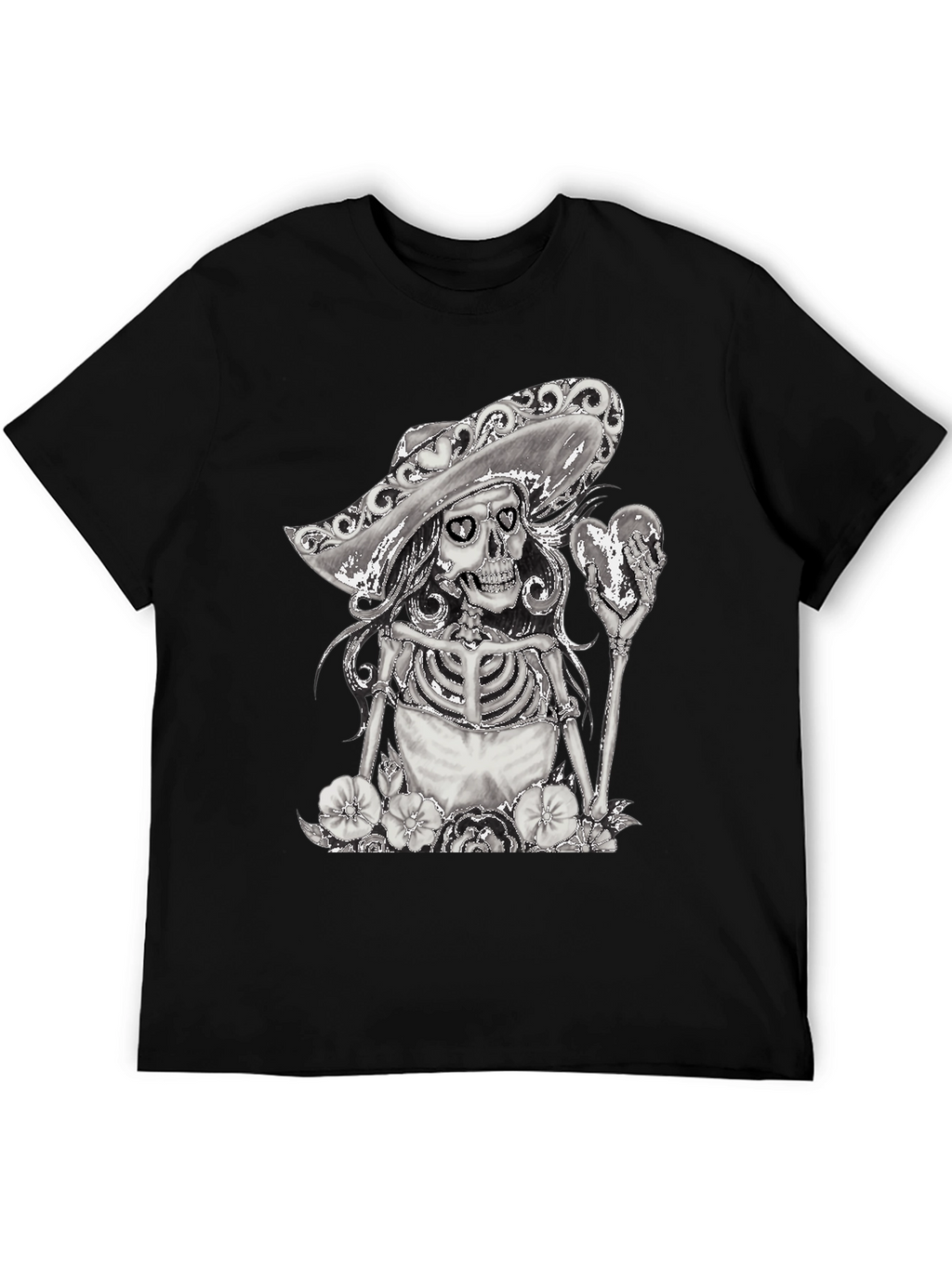 Skeleton Senorita T-Shirt - Dia de los Muertos