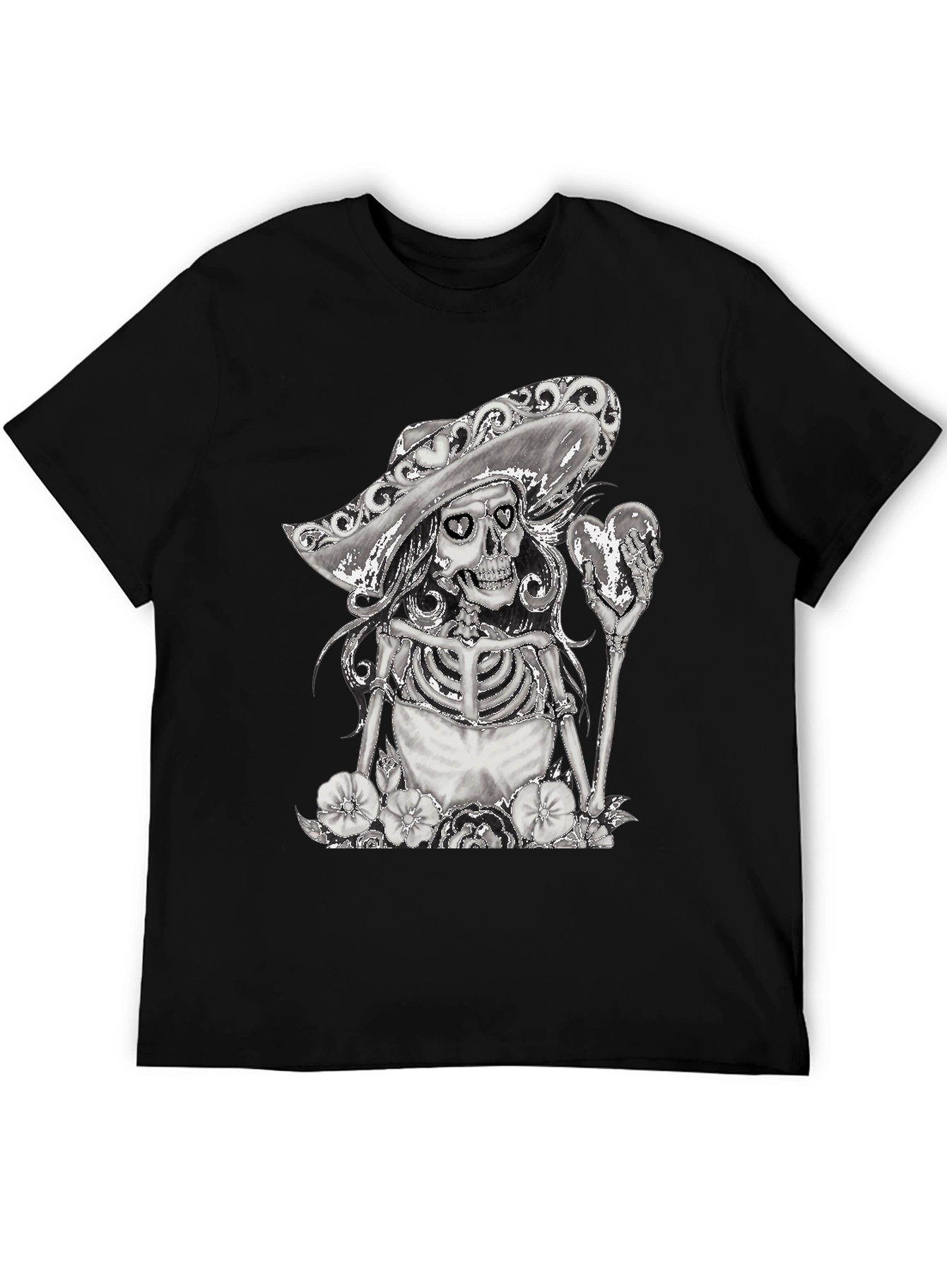 Skeleton Senorita T-Shirt - Dia de los Muertos