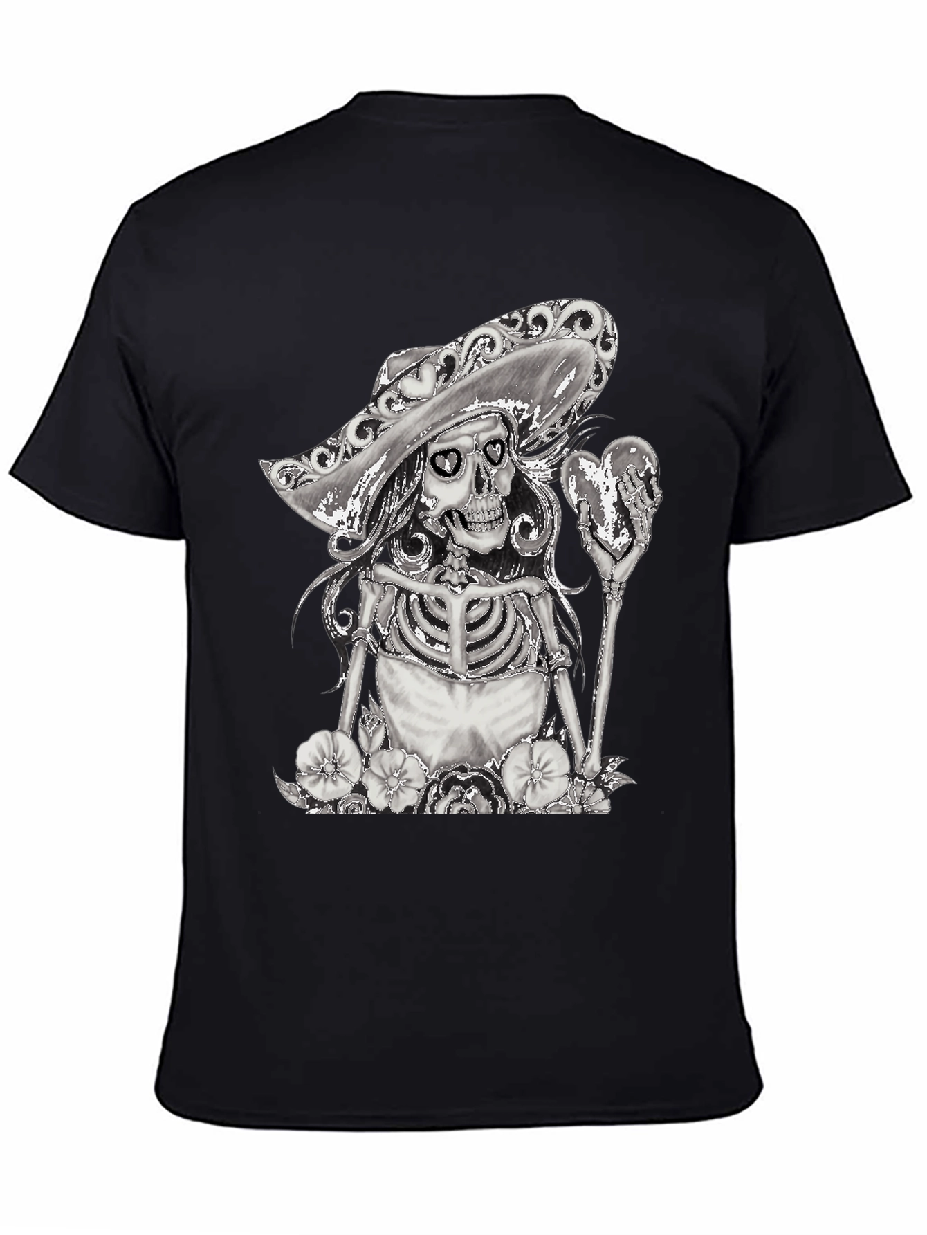 Skeleton Senorita T-Shirt - Dia de los Muertos