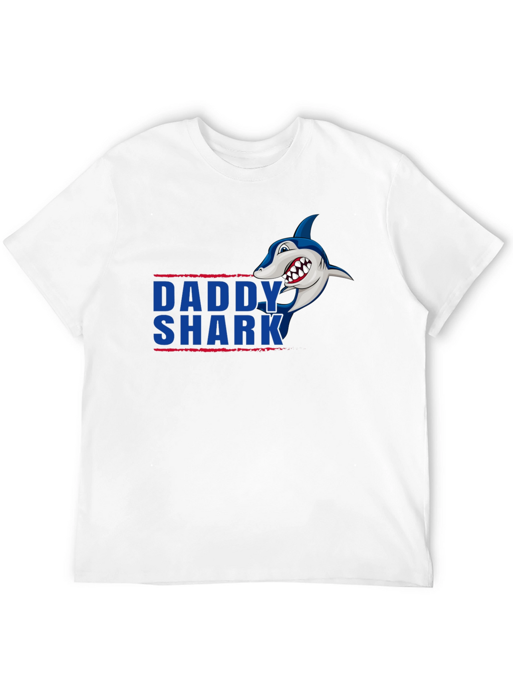 Daddy Shark Graphic Tee - Black Cotton T-Shirt