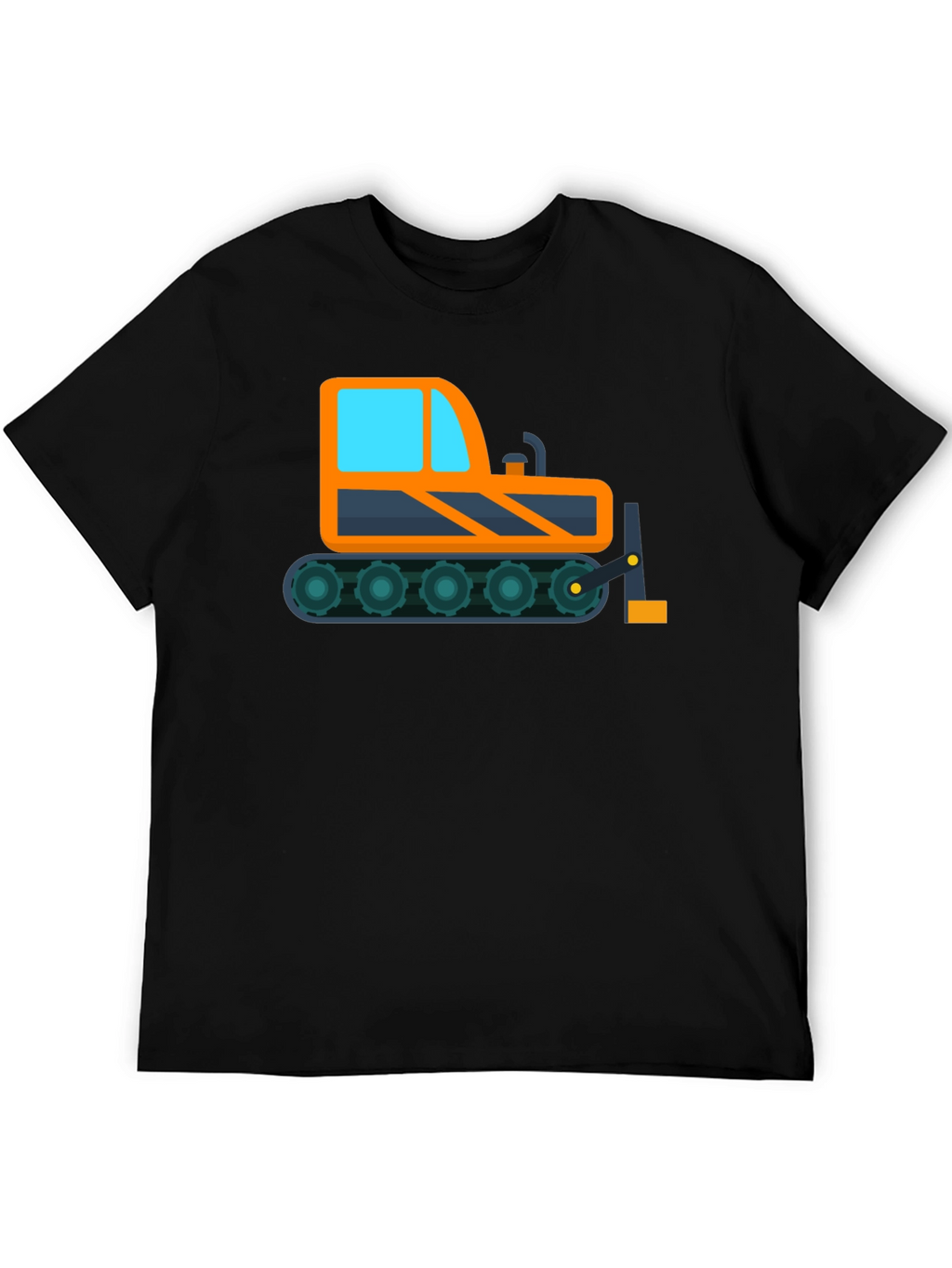 Bulldozer Graphic Tee - Construction Vehicle Shirt