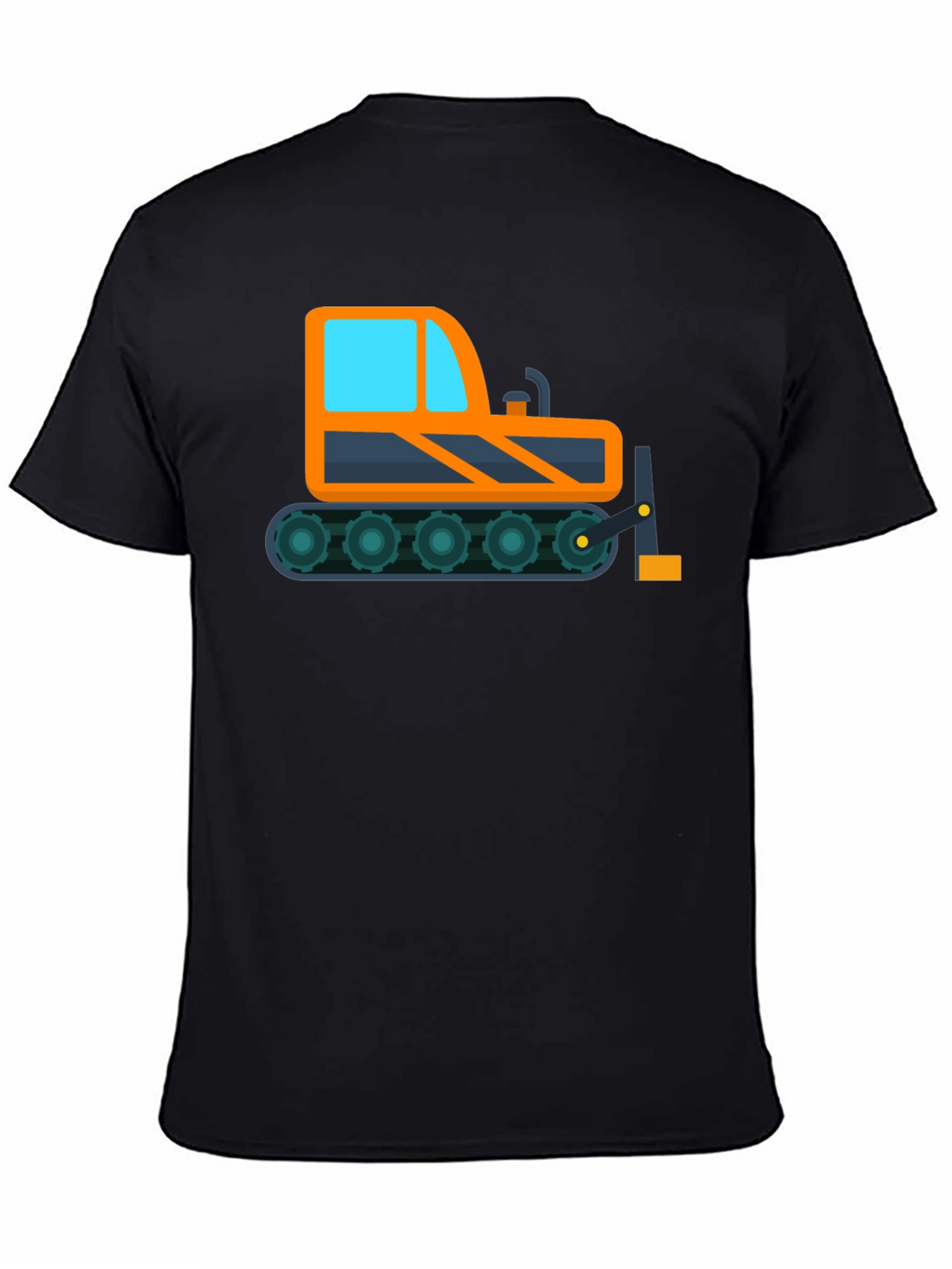 Bulldozer Graphic Tee - Construction Vehicle Shirt