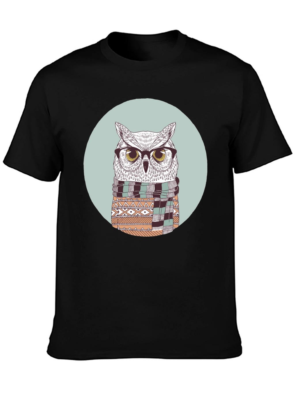 Hipster Owl Graphic Tee - Stylish Bird Lover T-Shirt