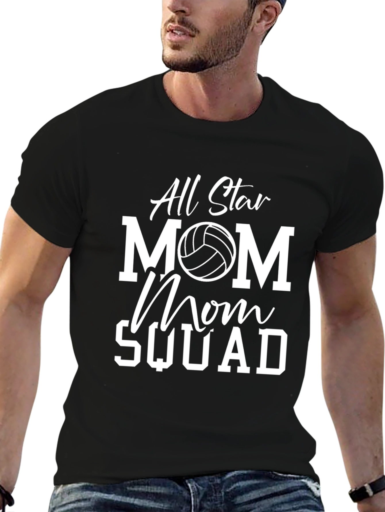 All Star Mom Squad Volleyball T-Shirt