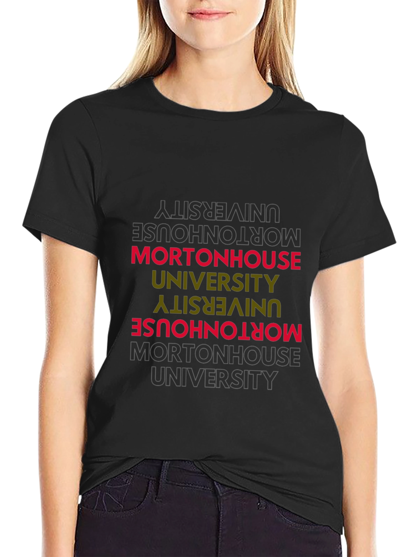 Mortonhouse University T-Shirt Black