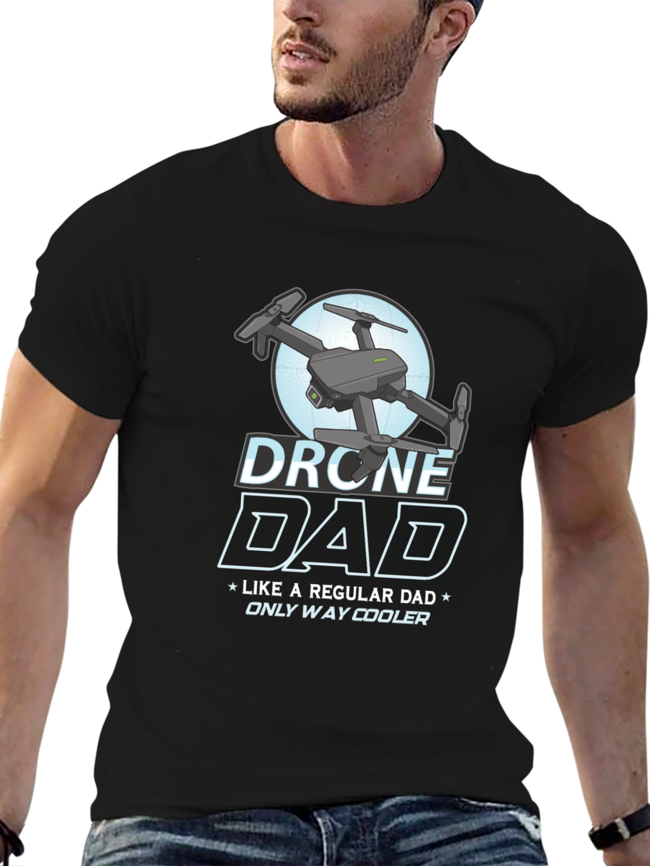 Drone Dad T-Shirt - Cool Fathers Day Gift
