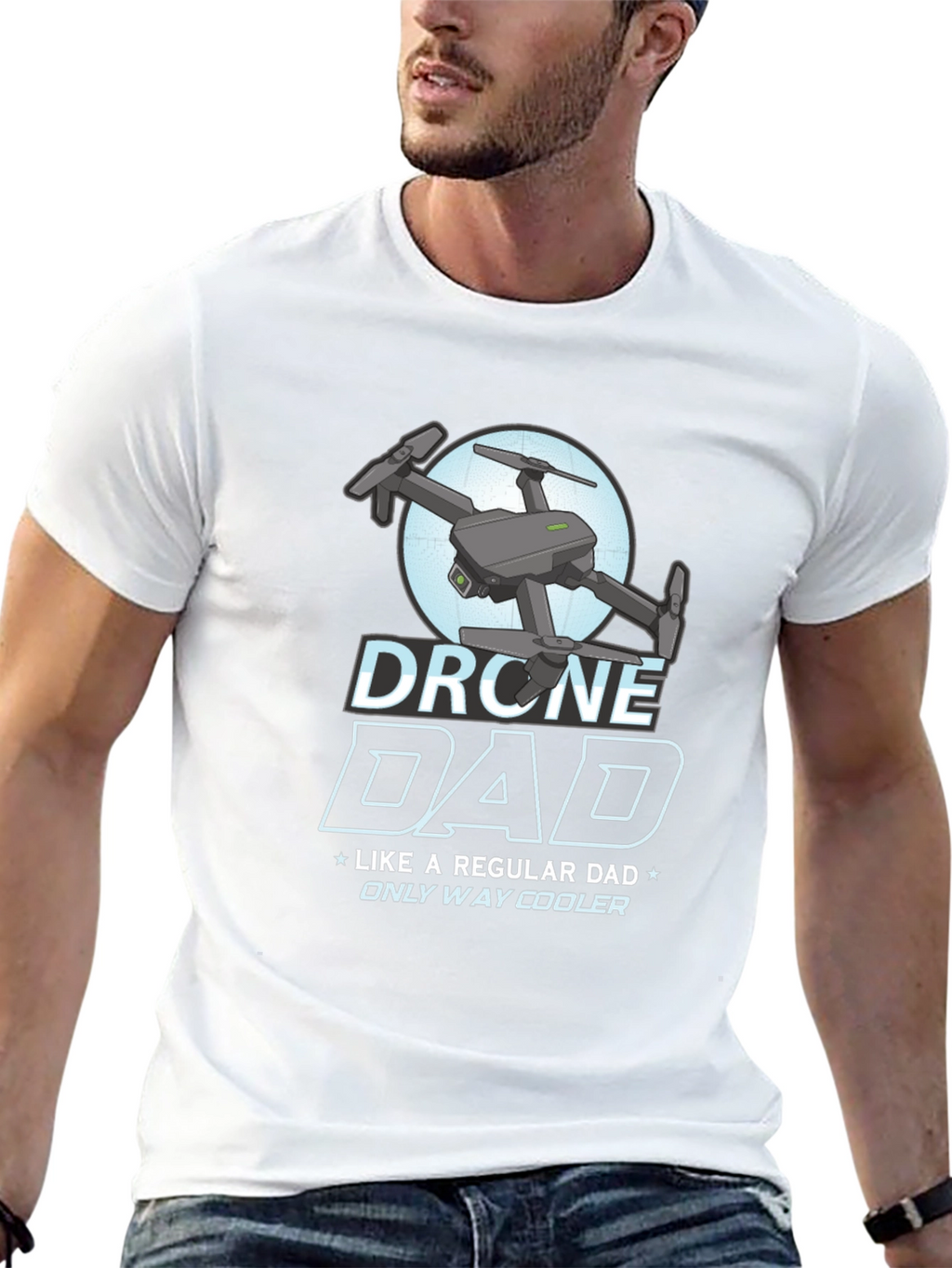 Drone Dad T-Shirt - Cool Fathers Day Gift