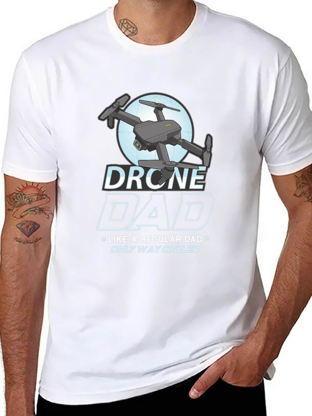 Drone Dad T-Shirt - Cool Fathers Day Gift